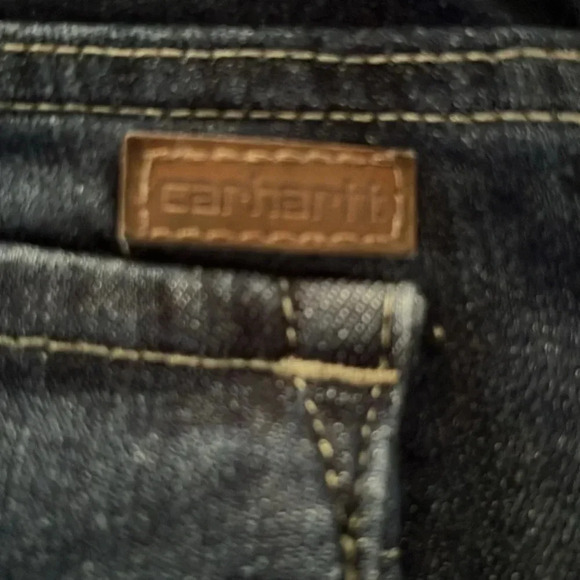 Carhartt Curvy Fit Jeans cropped jeans Size 12 - Picture 5 of 5